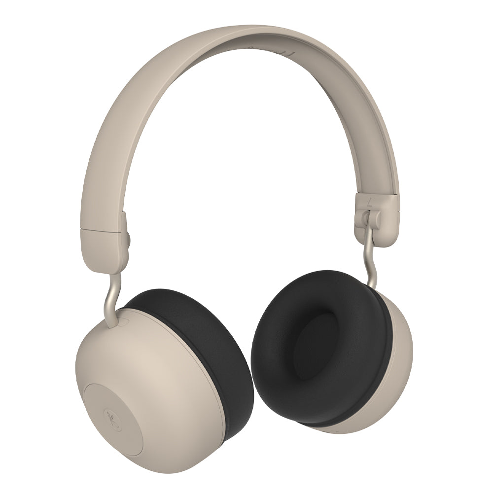 Kreafunk Kids Buzz Bluetooth Headphones W/ Anc - Ivory Sand 4
