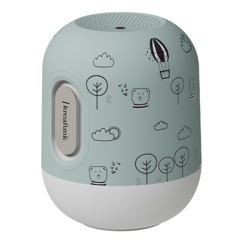 Kreafunk Kids Glowie Bluetooth Speaker W/ Light - Dusty Green 4