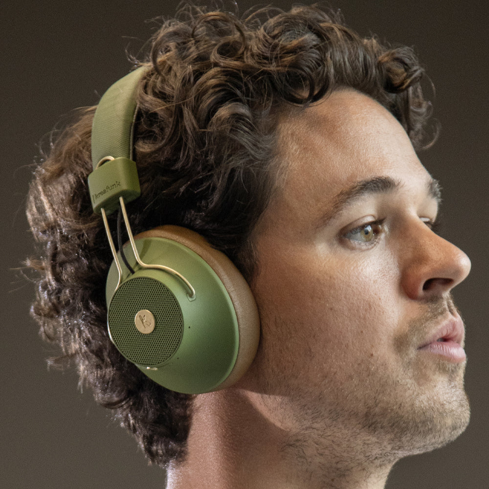 Kreafunk Abeat Qi Bluetooth Headphones W/ Anc - Urban Green 3