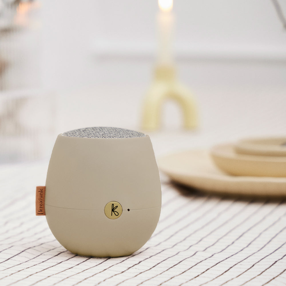Kreafunk Ajazz 2 Bluetooth Speaker - Ivory Sand 3