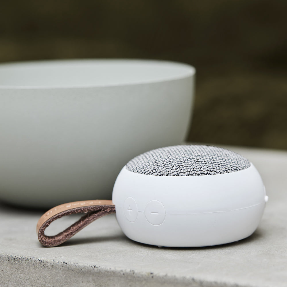 Kreafunk Ago 2 Fabric Bluetooth Speaker - White 3