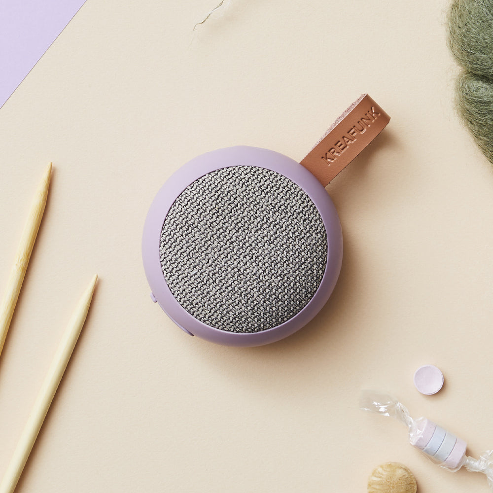 Kreafunk Ago 2 Fabric Bluetooth Speaker - Calm Purple 3