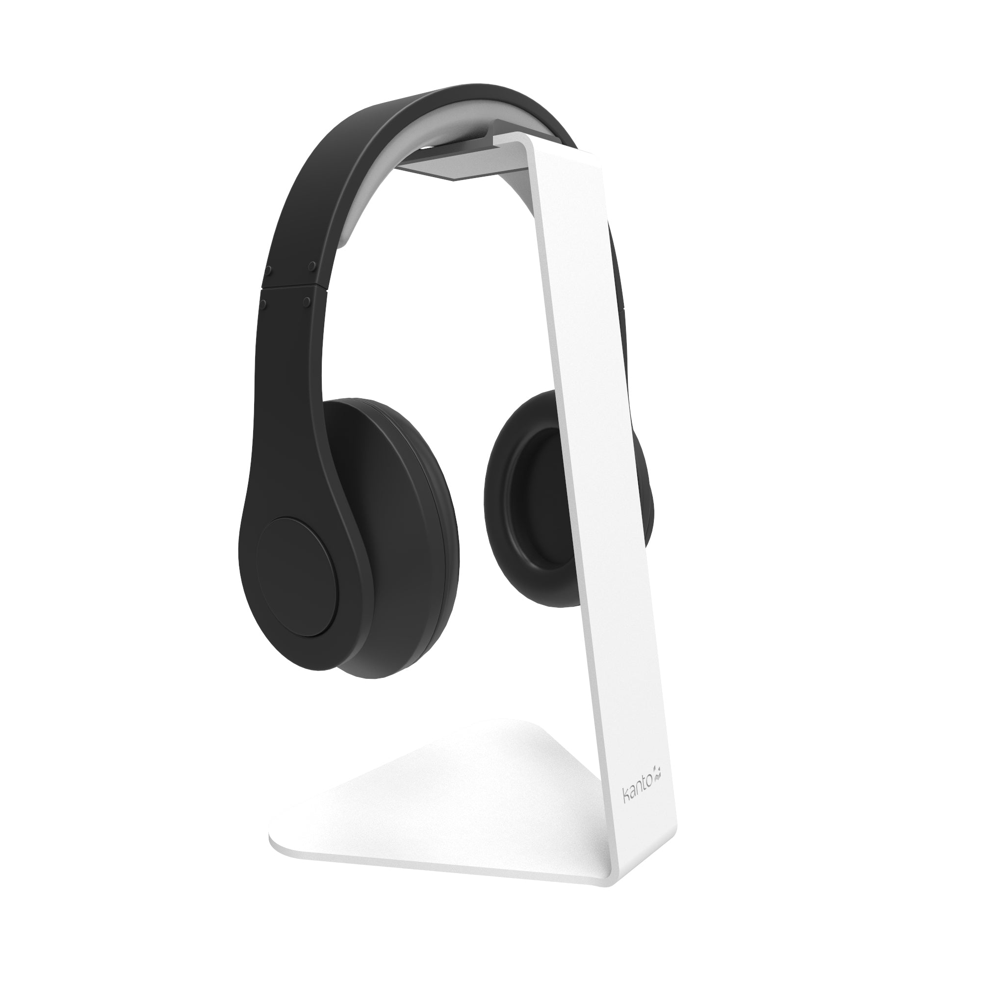 Kanto H1W Universal Desktop Headphone Stand, White 3