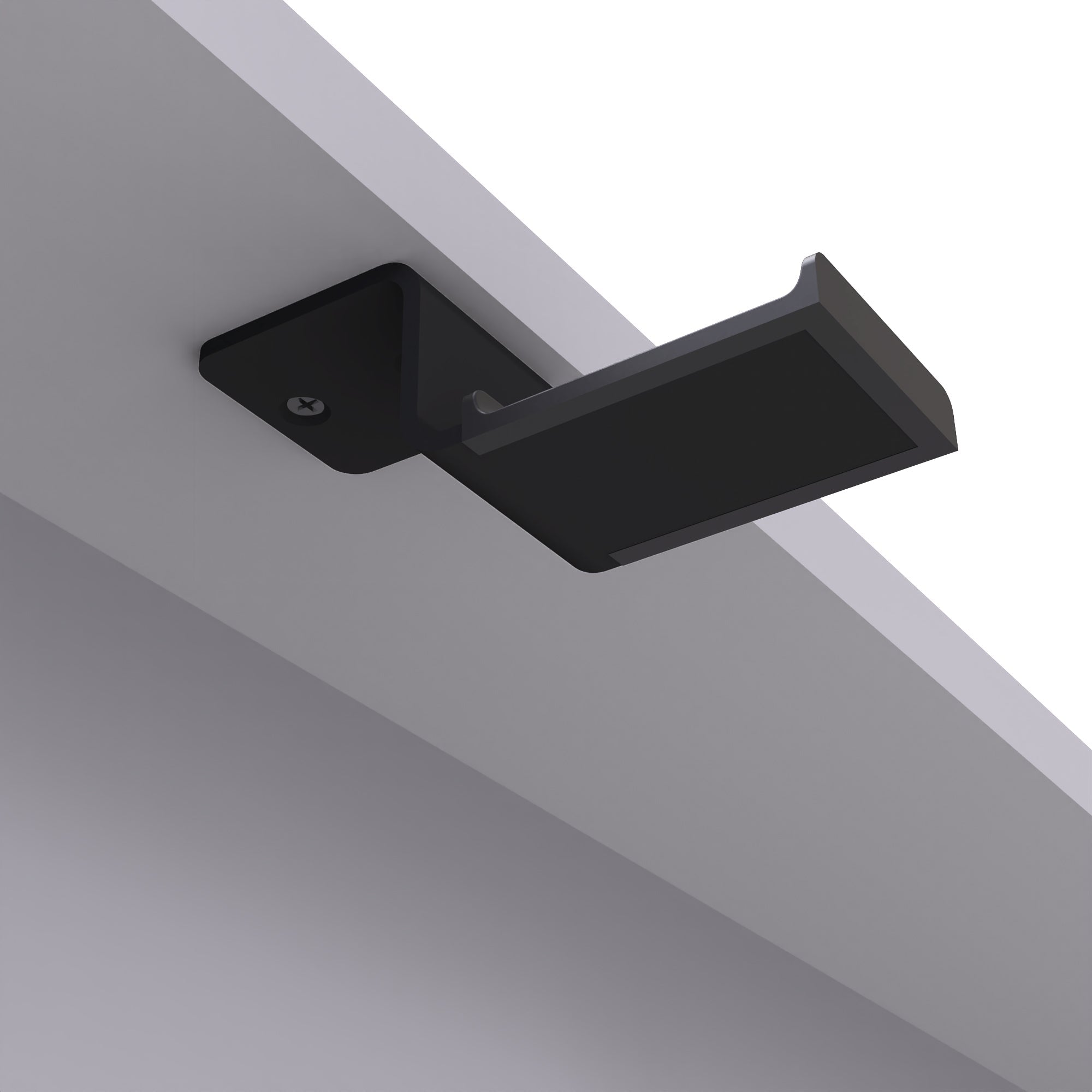 Kanto HH Universal Under Desk Headphone Hook, Black 4
