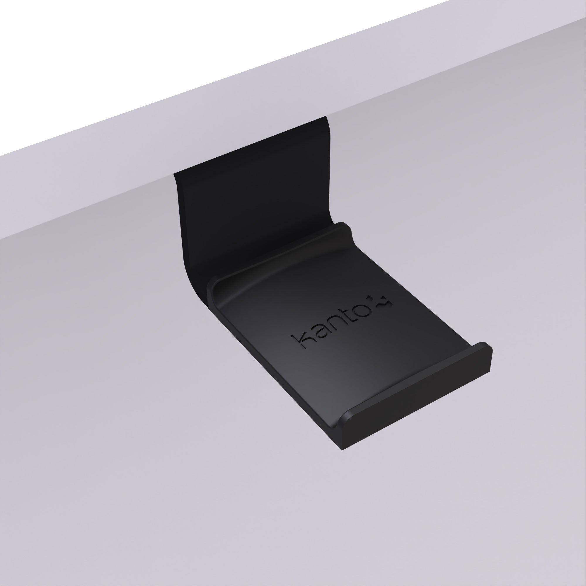 Kanto HH Universal Under Desk Headphone Hook, Black 6