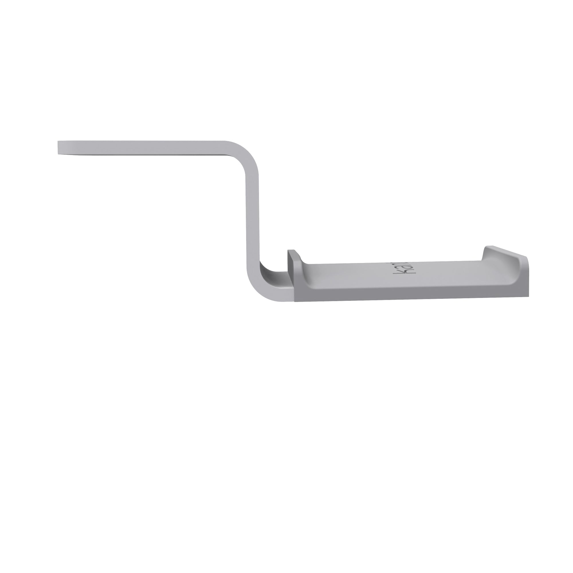 Kanto HHW Universal Under Desk Headphone Hook, White 4