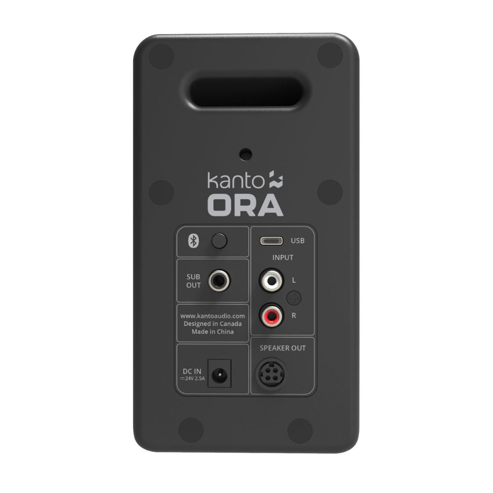 Kanto ORA 100W Powered Reference Desktop Computer Speakers with Bluetooth 5.0 Black 4