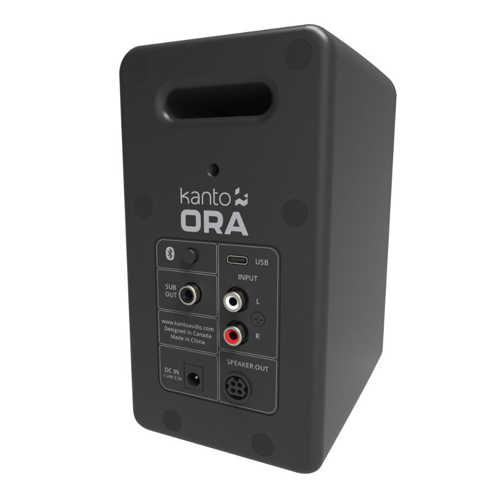 Kanto ORA 100W Powered Reference Desktop Computer Speakers with Bluetooth 5.0 Black 5