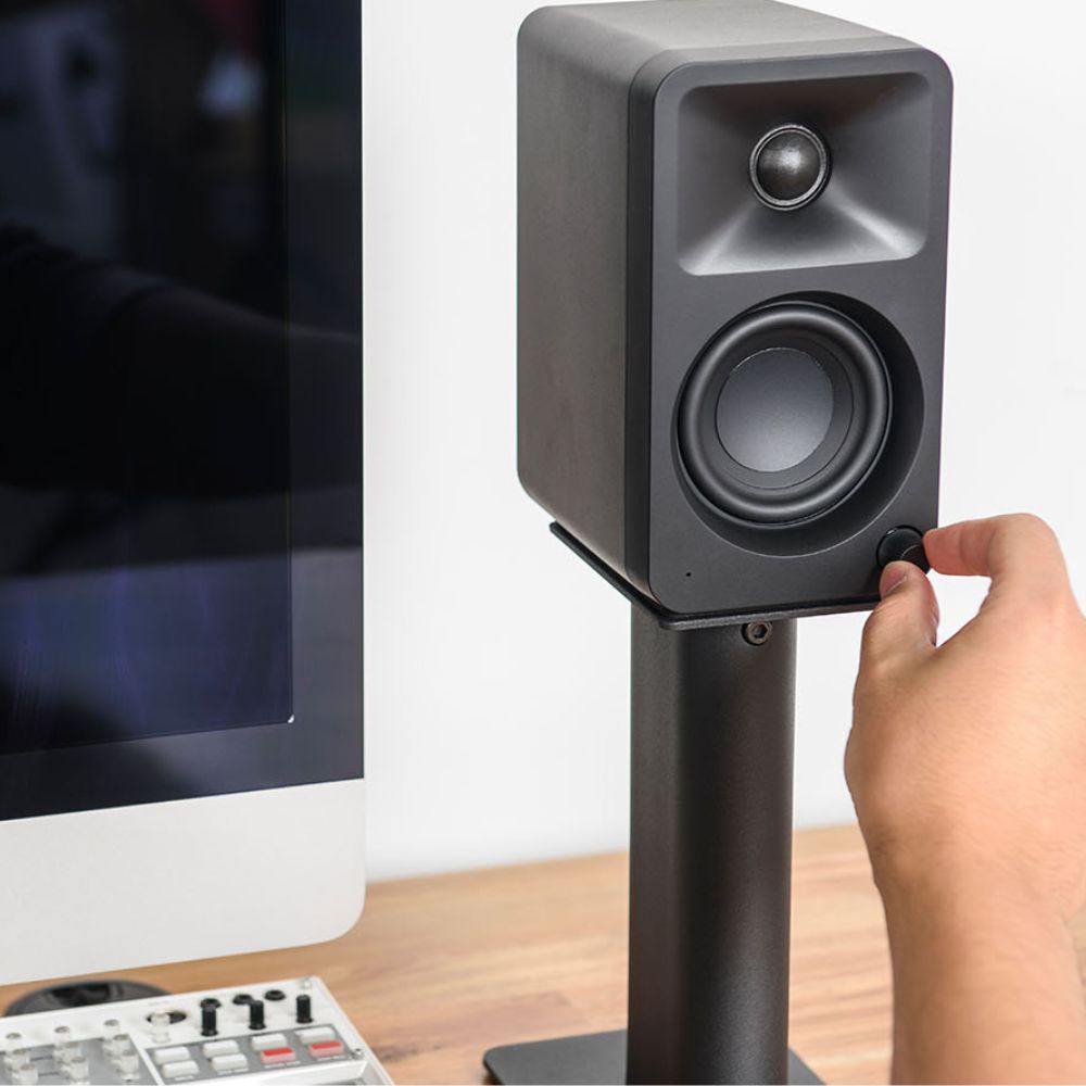 Kanto ORA 100W Powered Reference Desktop Computer Speakers with Bluetooth 5.0 Black 12