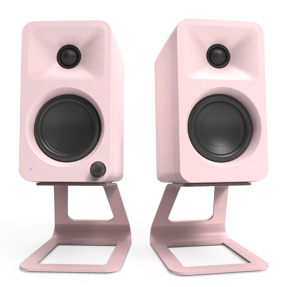 Kanto ORA 100W Powered Reference Desktop Computer Speakers with Bluetooth 5.0 Pink 4