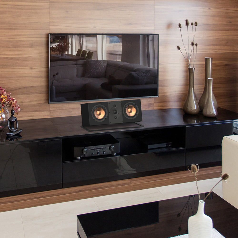 Kanto S10 Low-Profile Angled Sound Bar and Center Channel Speaker Stand for Home Theater 5