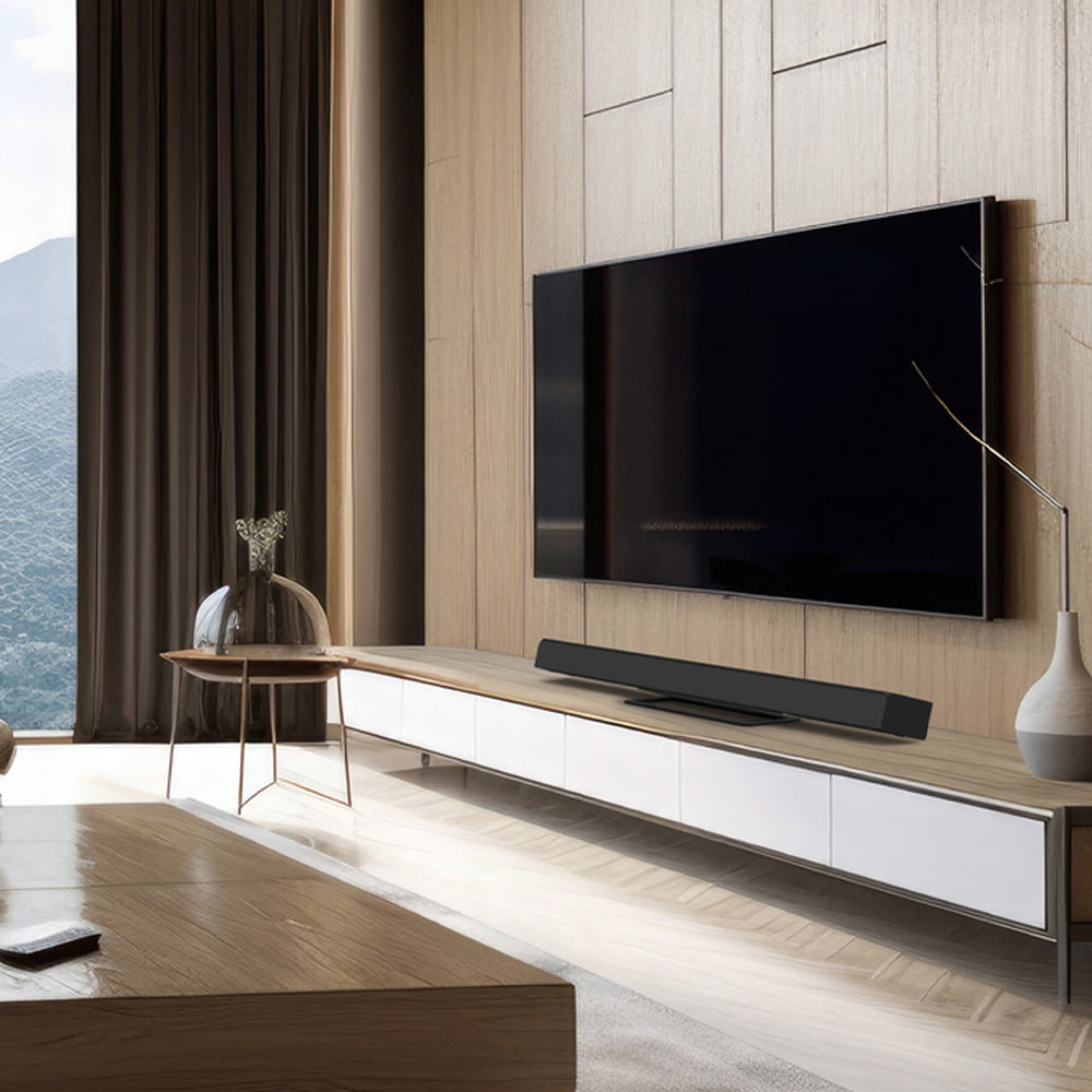 Kanto S10 Low-Profile Angled Sound Bar and Center Channel Speaker Stand for Home Theater 6