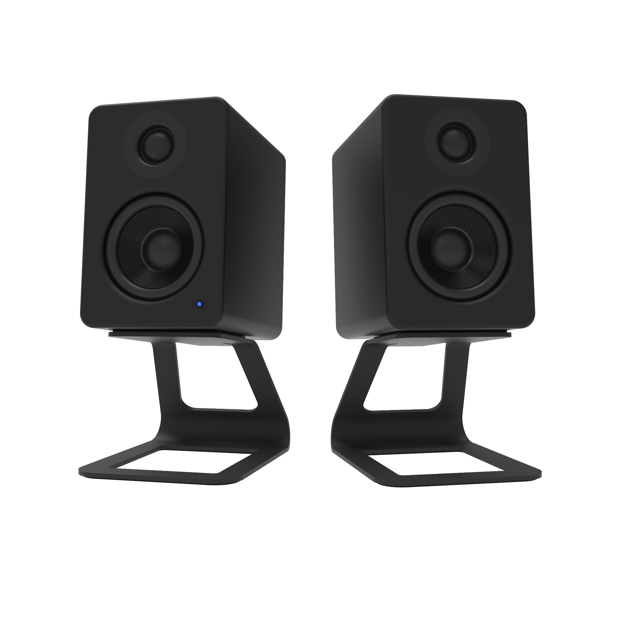 Kanto SE2 Elevated Desktop Speaker Stands for Small Speakers - Pair, Black 5