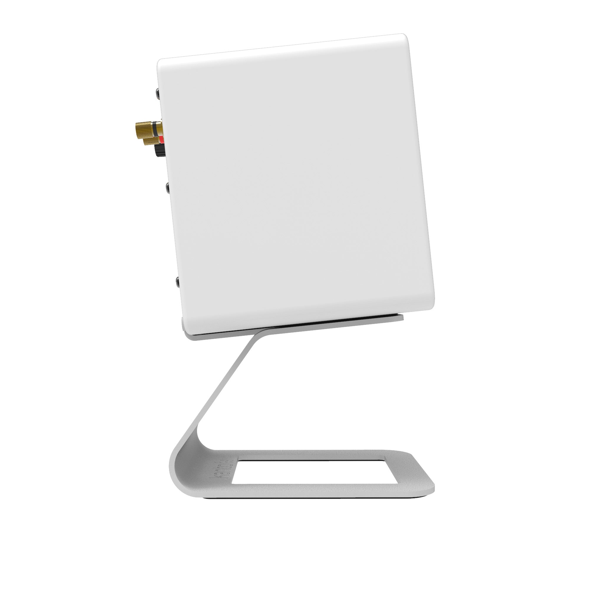 Kanto SE2W Elevated Desktop Speaker Stands for Small Speakers - Pair, White 7