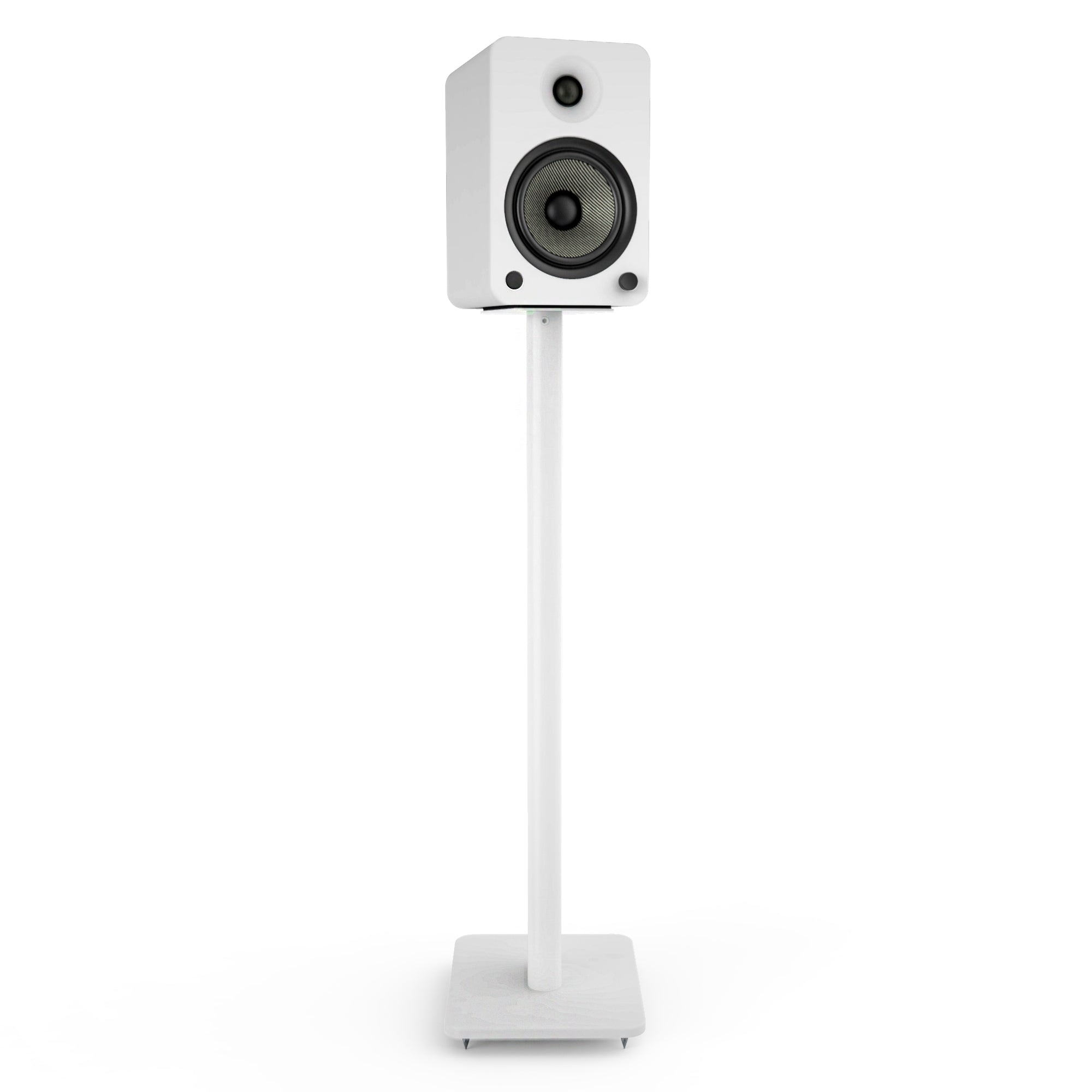 Kanto SP32PLW 32" Tall Bookshelf Speaker Floor Stands - Pair, White 3