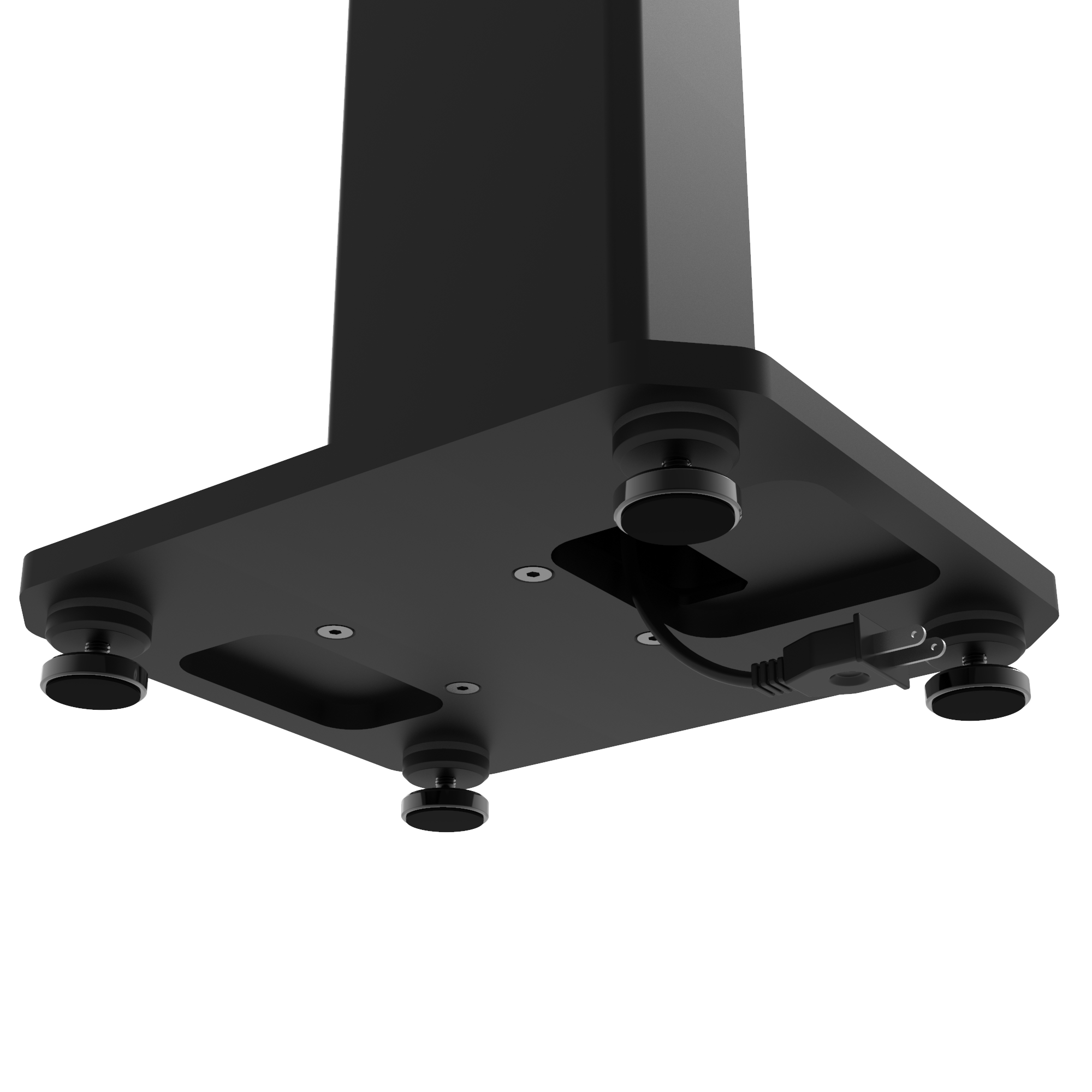 Kanto SX26 26" Tall Fillable Speaker Stands with Isolation Feet - Pair, Black 6