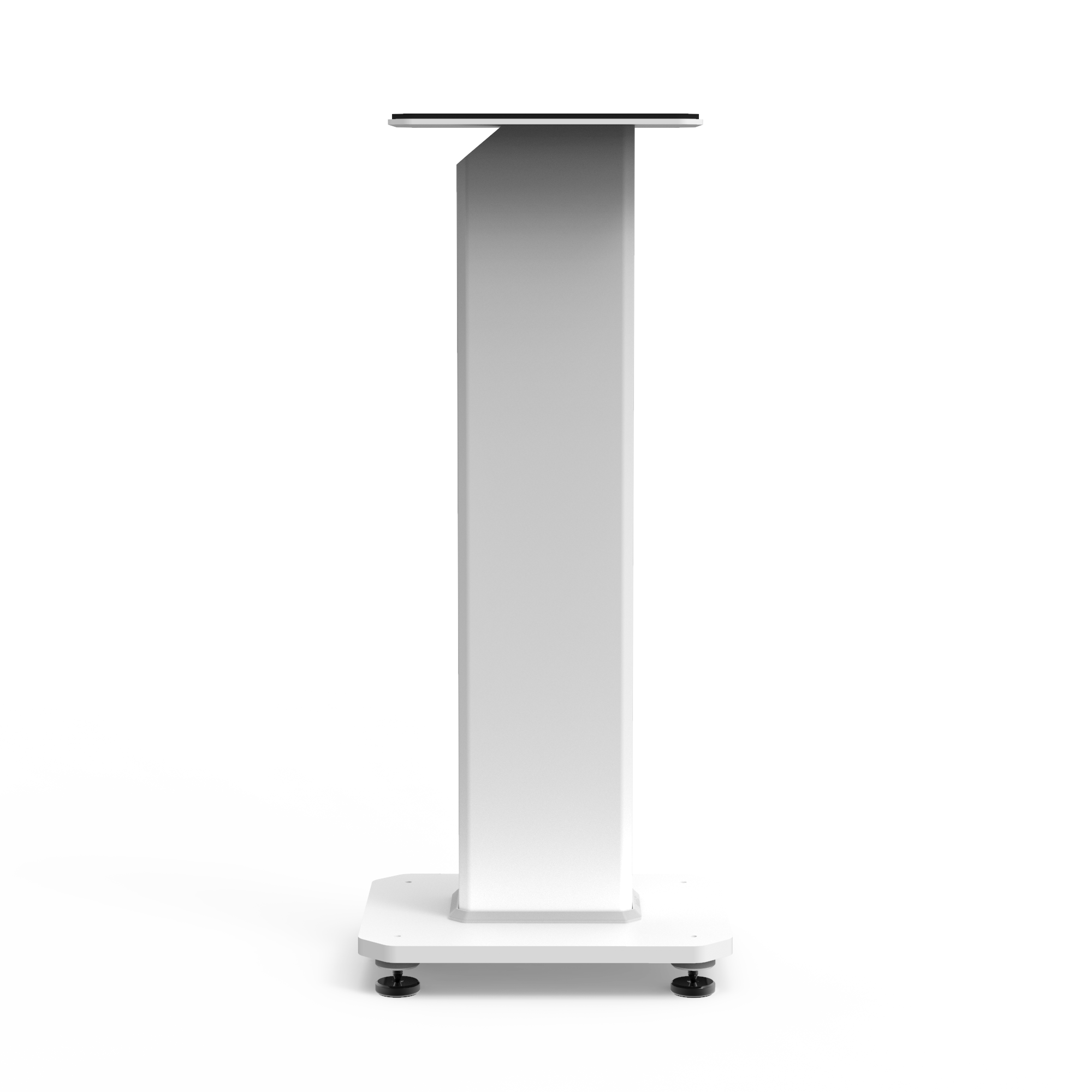 Kanto SX26W 26" Tall Fillable Speaker Stands with Isolation Feet - Pair, White 3