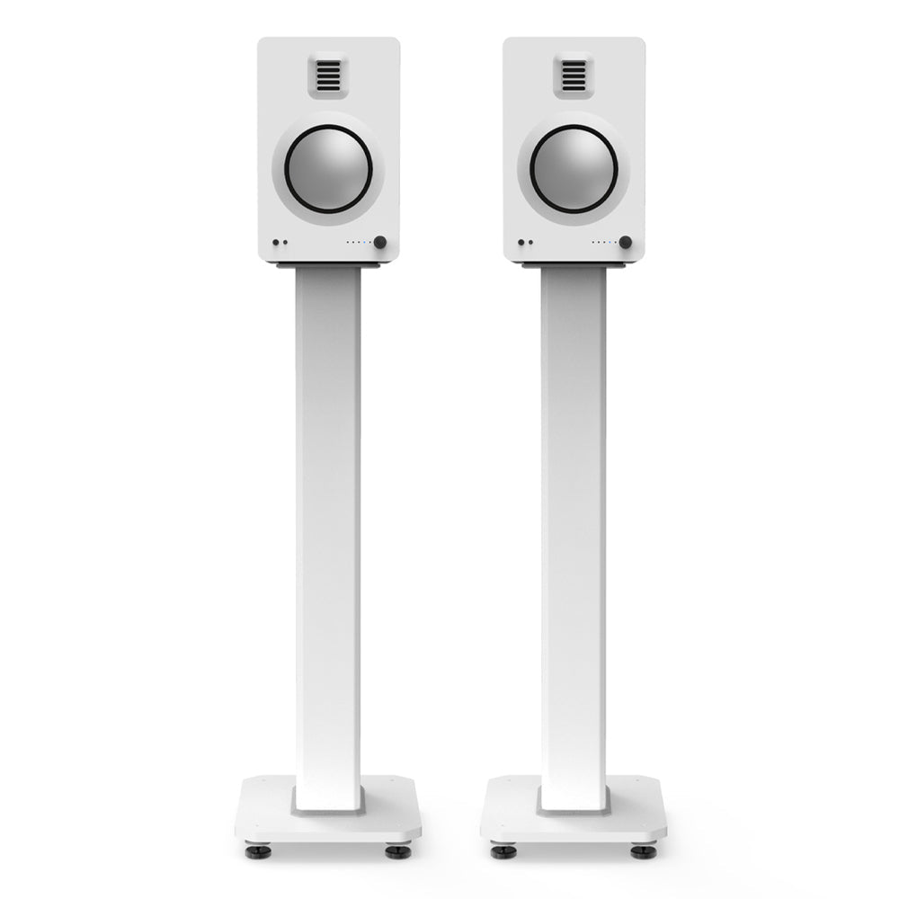 Kanto SX30W 30" Tall Fillable Speaker Stands with Isolation Feet - Pair, White 4