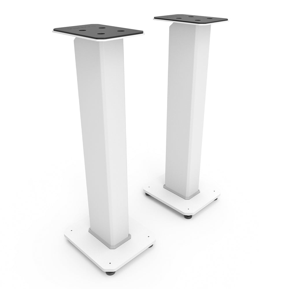 Kanto SX30W 30" Tall Fillable Speaker Stands with Isolation Feet - Pair, White 6