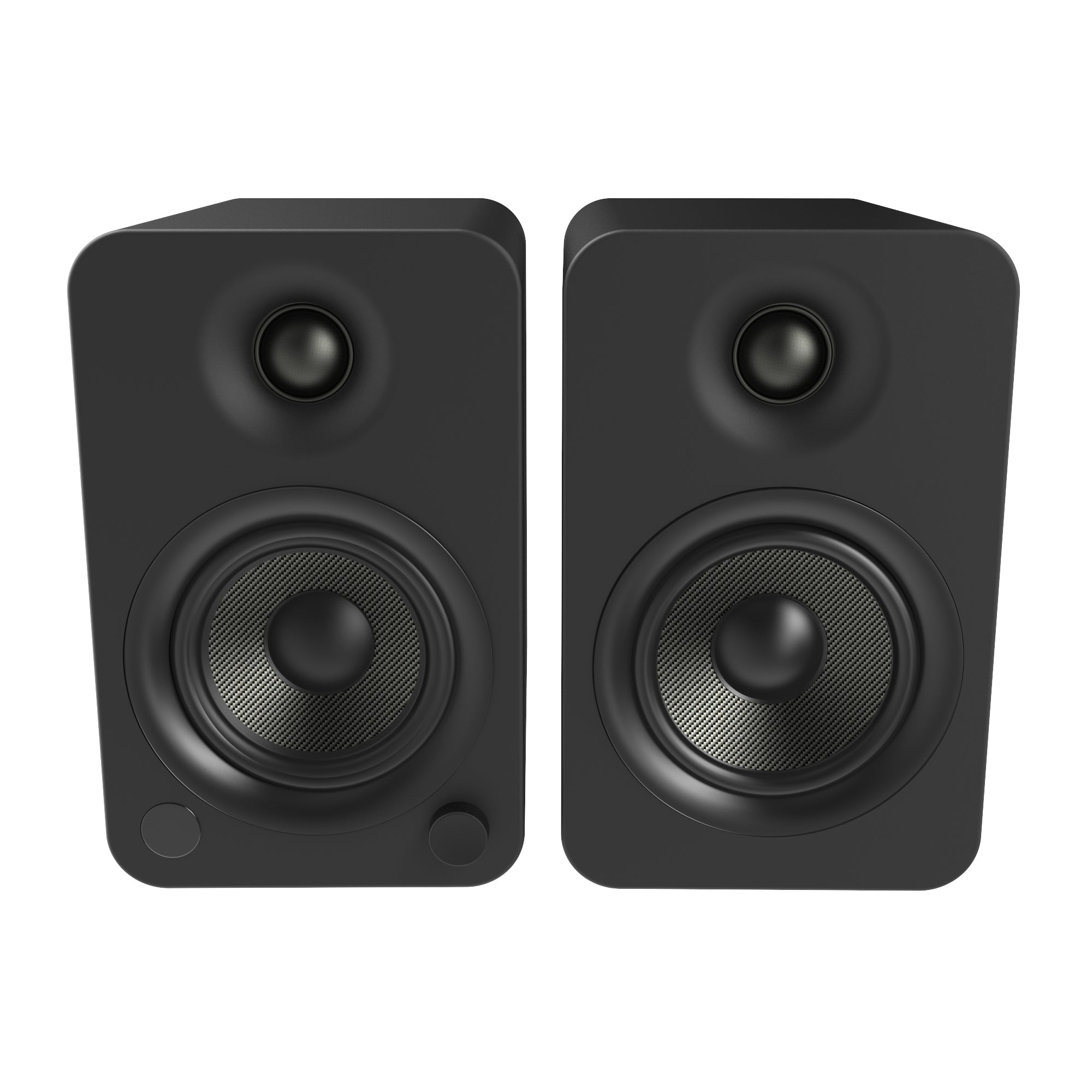 Kanto YU4 140W Powered Bookshelf Speakers with Bluetooth and Phono Preamp - Pair, Matte Black 3