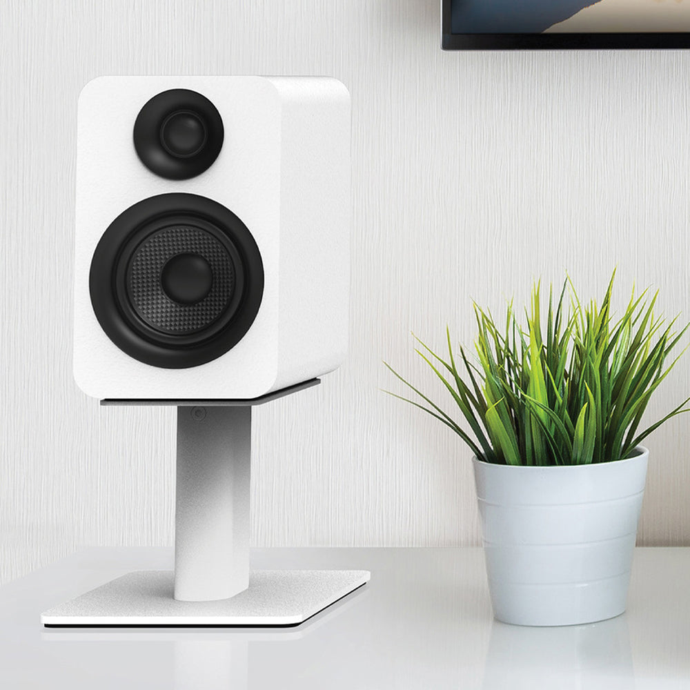 Kanto YU Passive 4" Speakers with 1" Silk Dome Tweeter and 4" Kevlar Woofer - White, Pair 6
