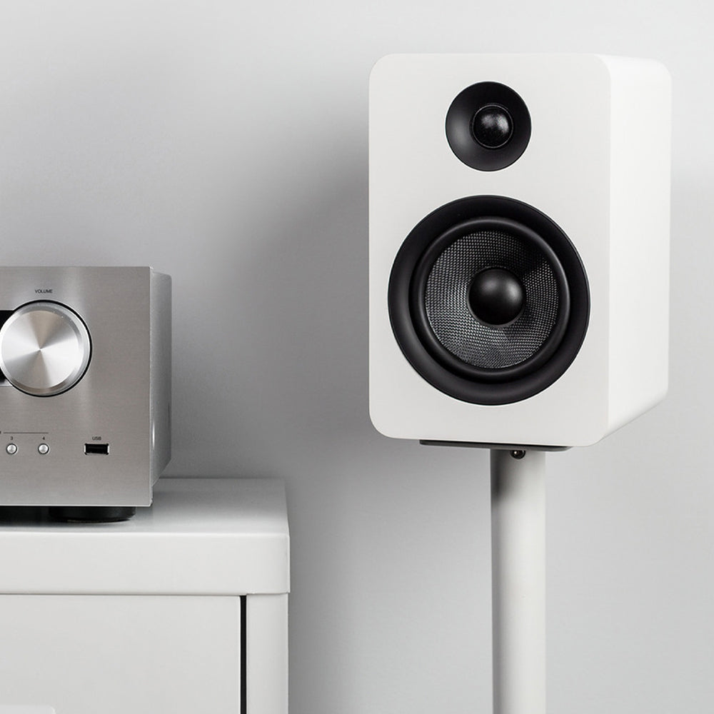 Kanto YU Passive 5.25" Speakers with 1" Silk Dome Tweeter and 5.25" Kevlar Woofer - White, Pair 3
