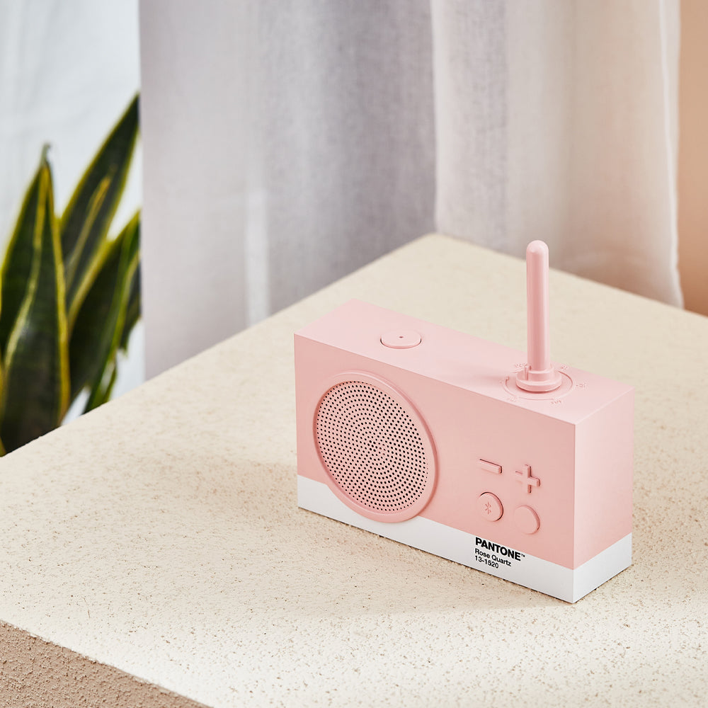Lexon Thykho 3 Fm Radio & Bluetooth Speaker PANTONE - Rose Pink 4