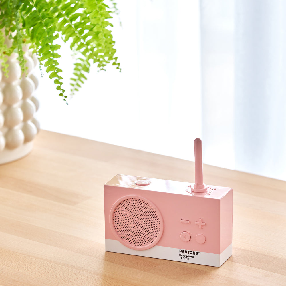 Lexon Thykho 3 Fm Radio & Bluetooth Speaker PANTONE - Rose Pink 6