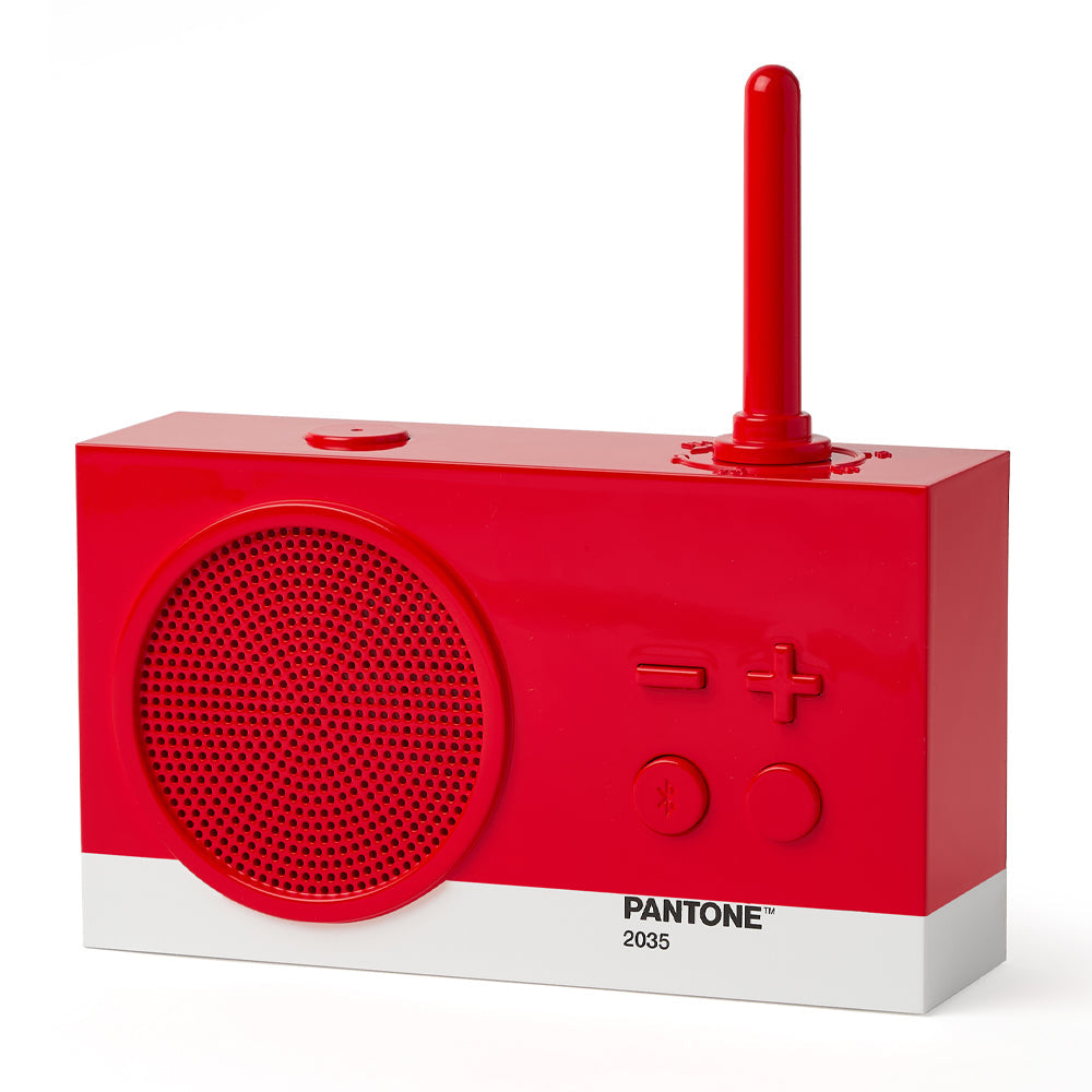 Lexon Thykho 3 Fm Radio & Bluetooth Speaker PANTONE -2035 Red 3