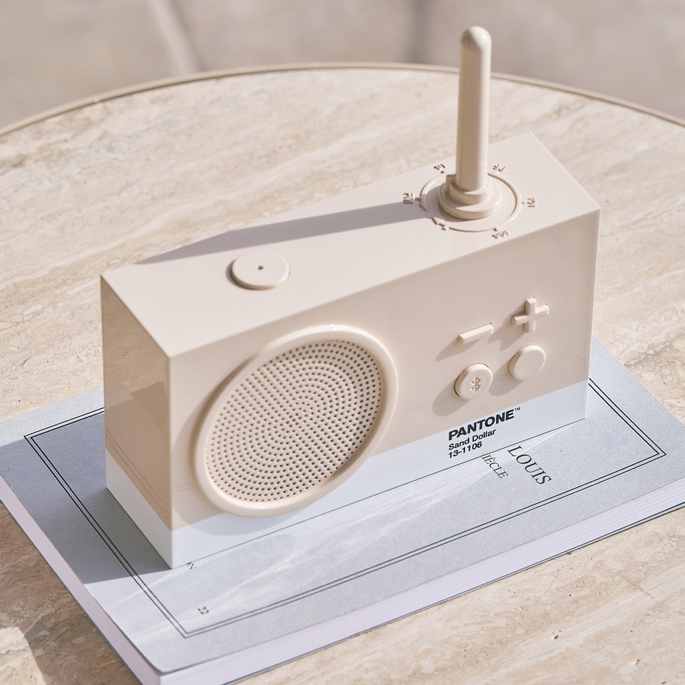 Lexon Thykho 3 Fm Radio & Bluetooth Speaker PANTONE - Sand 4