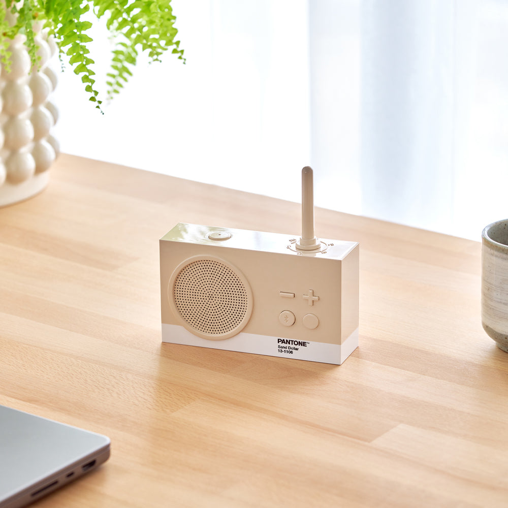 Lexon Thykho 3 Fm Radio & Bluetooth Speaker PANTONE - Sand 6