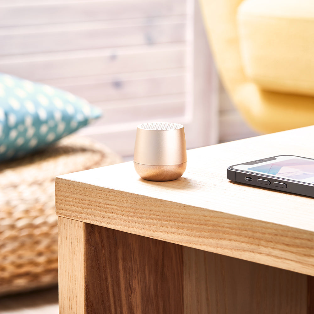 Lexon Mino+ Mini Bluetooth Speaker - Gold 6