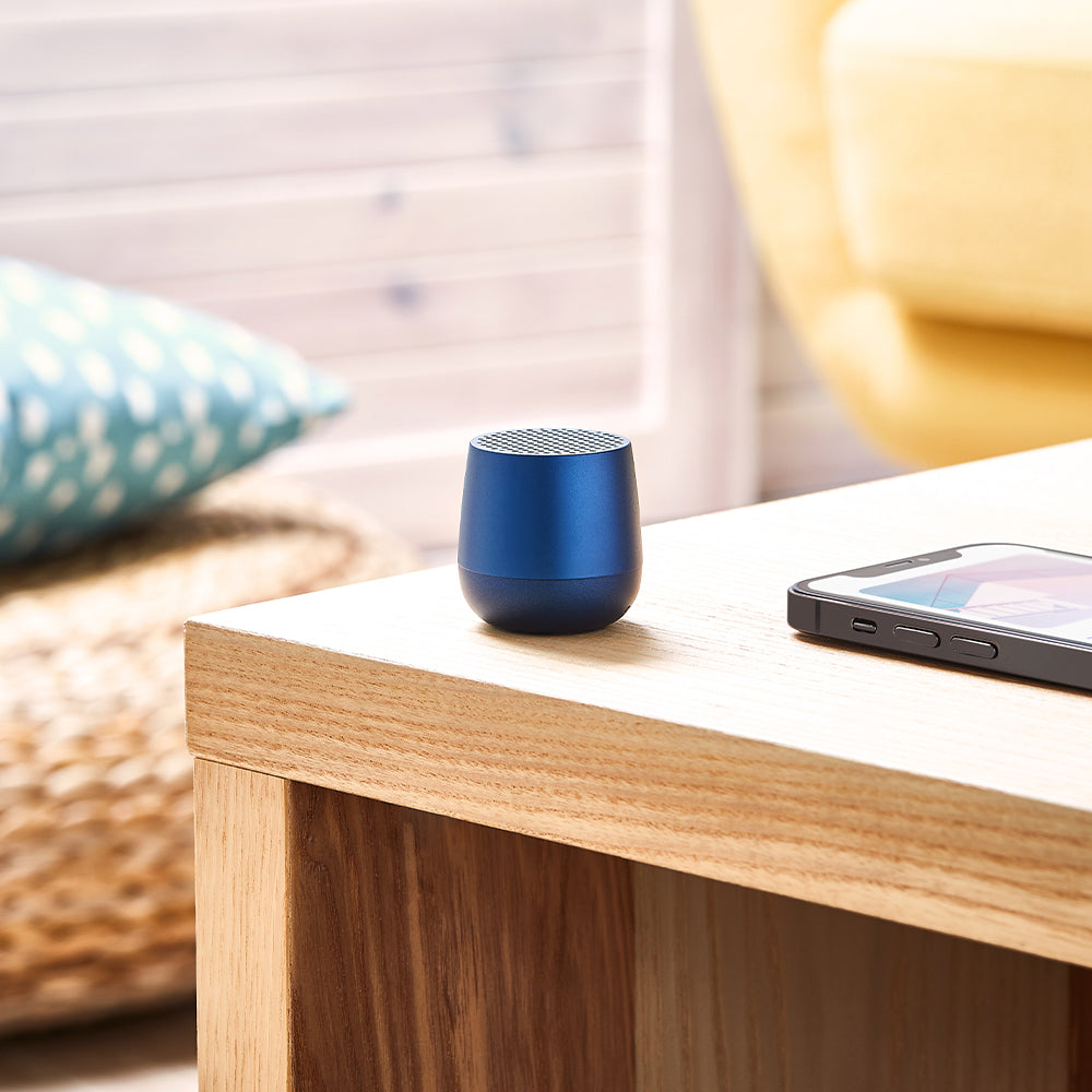 Lexon Mino+ Mini Bluetooth Speaker - Blue 5