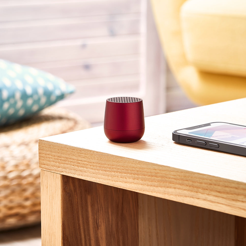 Lexon Mino+ Mini Bluetooth Speaker - Red 3