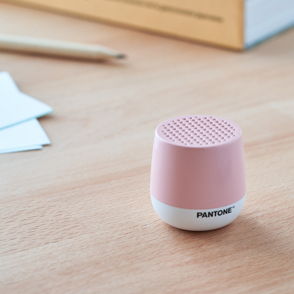 Lexon Mino+ Mini Bluetooth Speaker PANTONE - Rose Pink 3