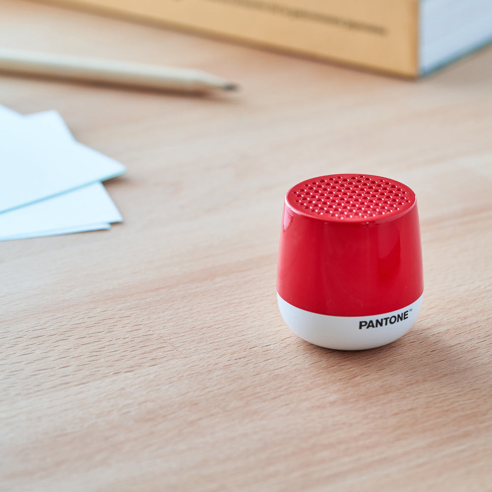 Lexon Mino+ Mini Bluetooth Speaker PANTONE - 2035 Red 3