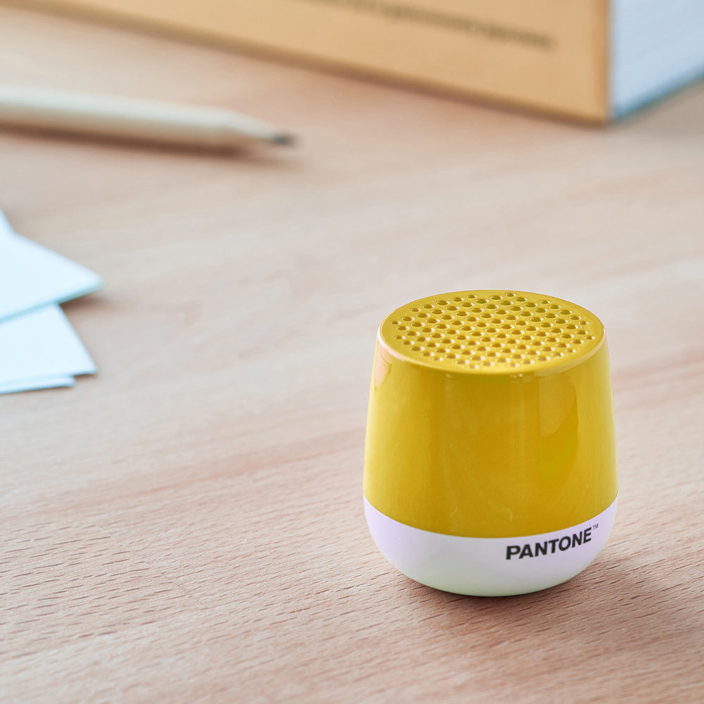 Lexon Mino+ Mini Bluetooth Speaker PANTONE - Yellow 3