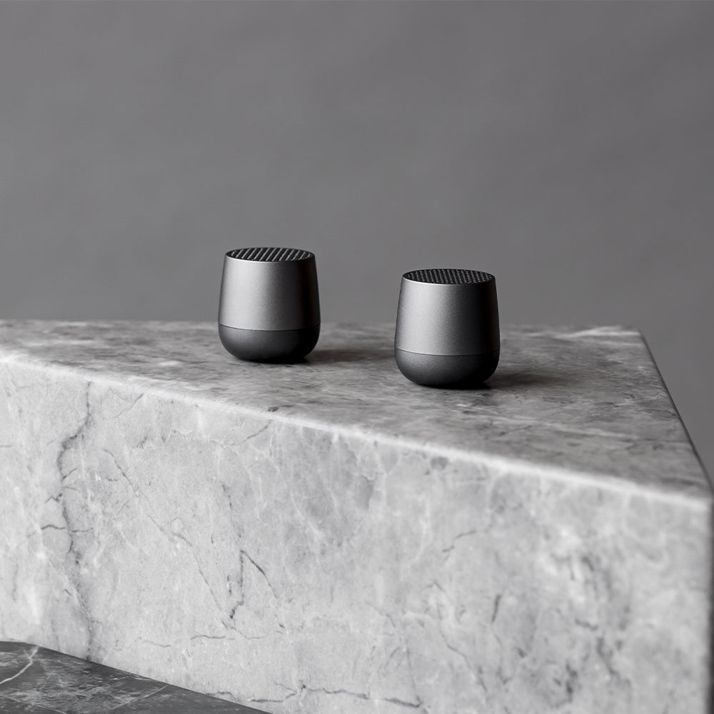 Lexon Mino+ Mini Bluetooth Speaker - Gunmetal 4