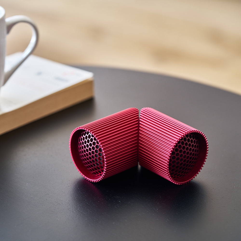 Lexon Ray Set Of Magnetic Bluetooth Speakers - Red 3