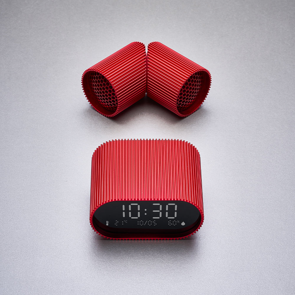 Lexon Ray Set Of Magnetic Bluetooth Speakers - Red 5