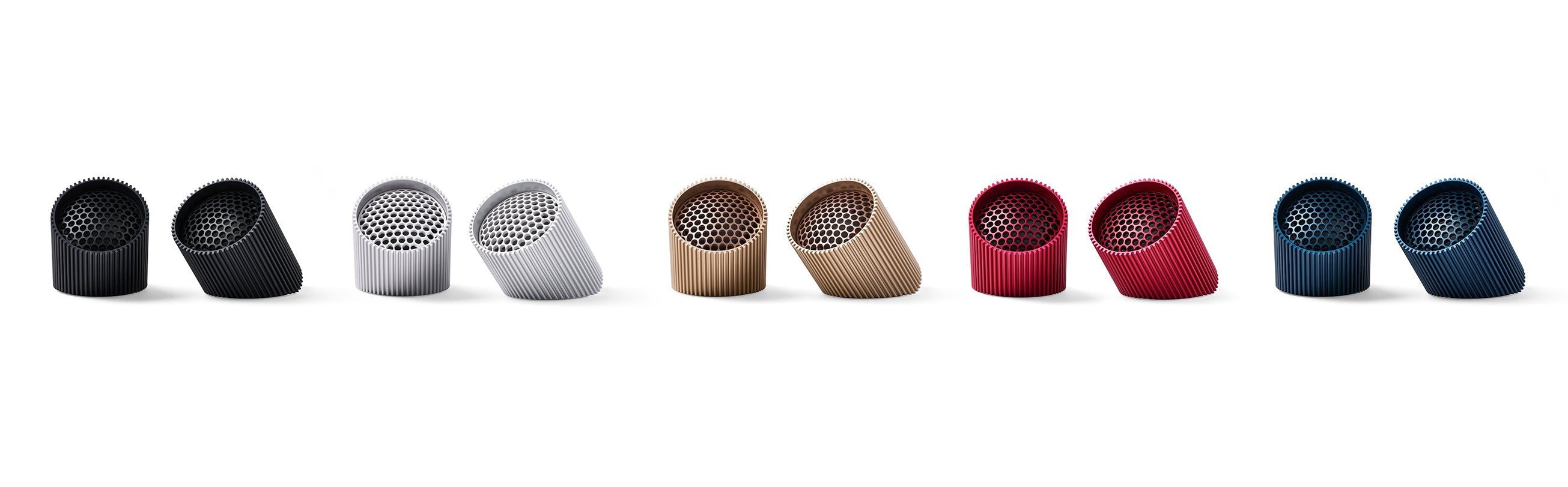 Lexon Ray Set Of Magnetic Bluetooth Speakers - Red 6