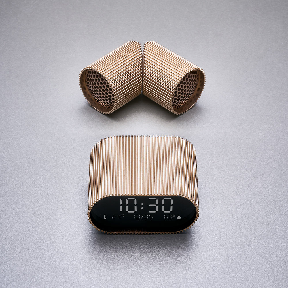 Lexon Ray Set Of Magnetic Bluetooth Speakers - Gold 6