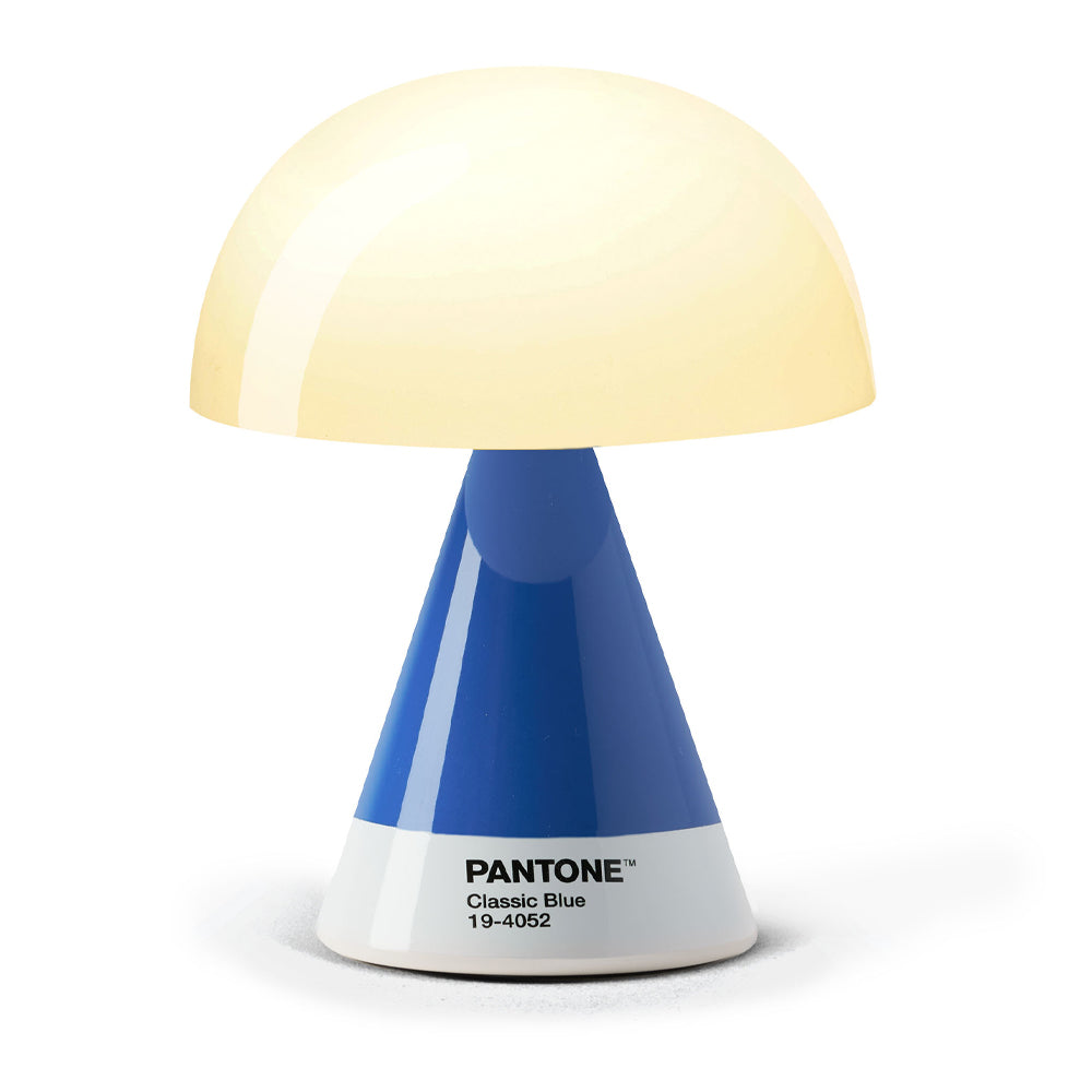 Lexon GIFT Set PANTONE - Includes Mino+ Mini Speaker, Flip Classic Clock, Mina M Lamp, Thykho 3  Speaker - Classic Blue 3
