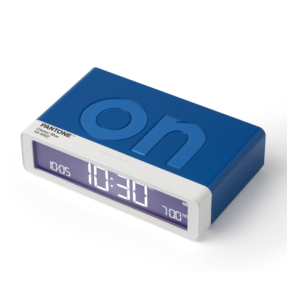 Lexon GIFT Set PANTONE - Includes Mino+ Mini Speaker, Flip Classic Clock, Mina M Lamp, Thykho 3  Speaker - Classic Blue 4