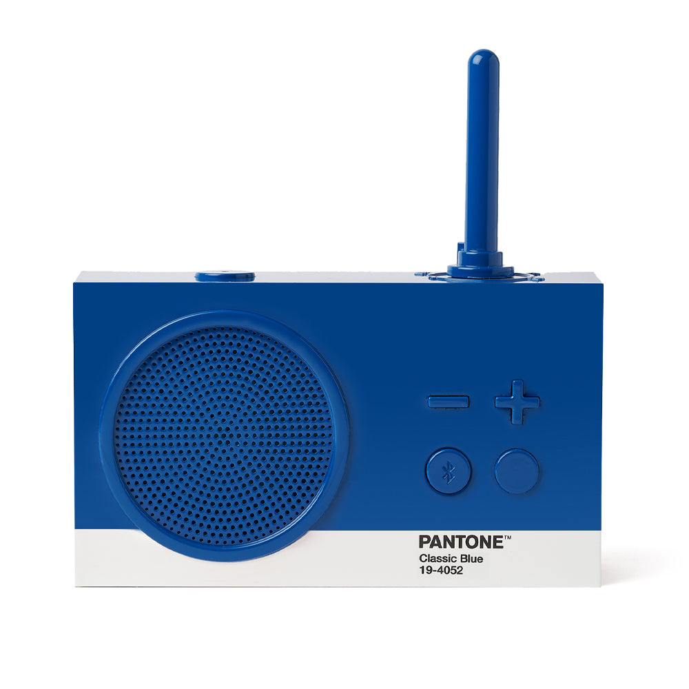 Lexon GIFT Set PANTONE - Includes Mino+ Mini Speaker, Flip Classic Clock, Mina M Lamp, Thykho 3  Speaker - Classic Blue 5