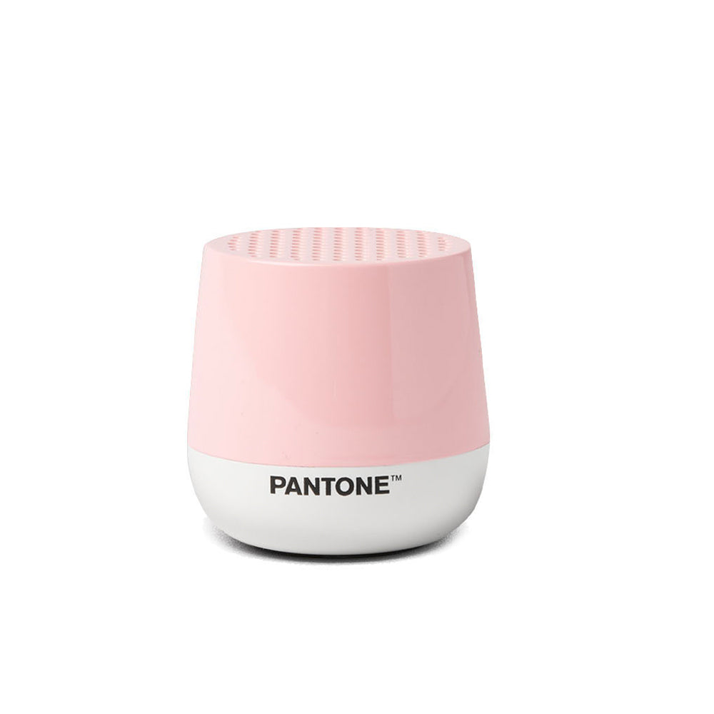 Lexon GIFT Set PANTONE - Includes Mino+ Mini Speaker, Flip Classic Clock, Mina M Lamp, Thykho 3  Speaker - Rose Pink 4