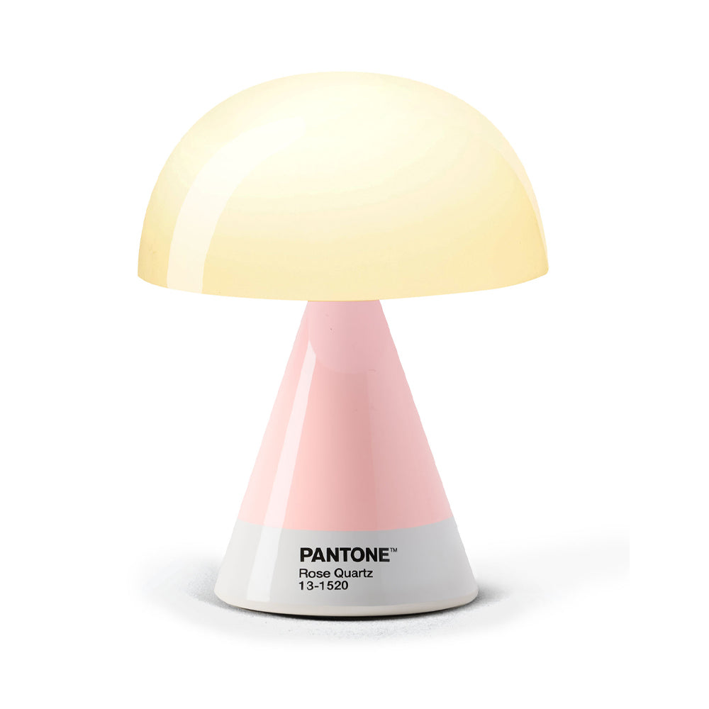 Lexon GIFT Set PANTONE - Includes Mino+ Mini Speaker, Flip Classic Clock, Mina M Lamp, Thykho 3  Speaker - Rose Pink 5