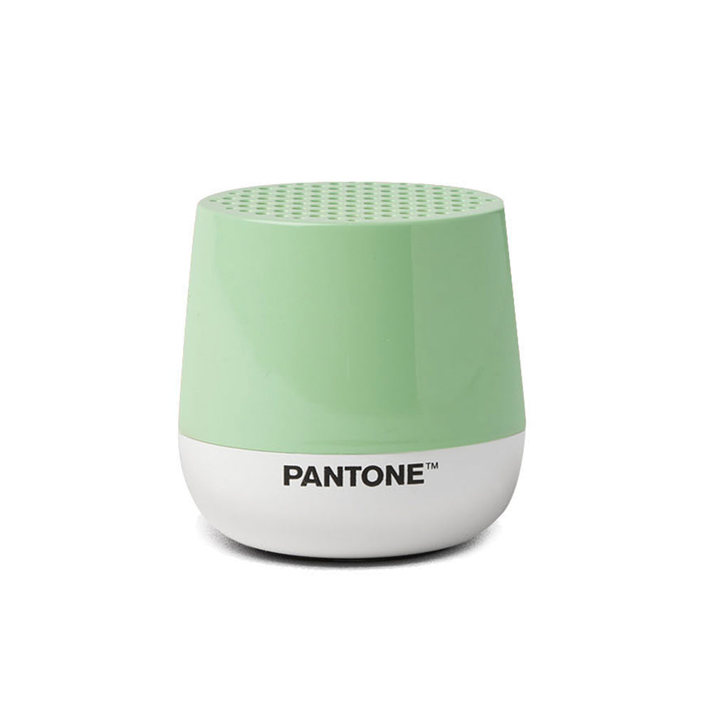 Lexon GIFT Set PANTONE - Includes Mino+ Mini Speaker, Flip Classic Clock, Mina M Lamp, Thykho 3  Speaker - Green 5
