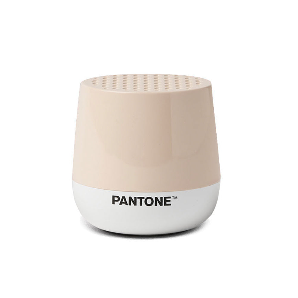 Lexon GIFT Set PANTONE - Includes Mino+ Mini Speaker, Flip Classic Clock, Mina M Lamp, Thykho 3  Speaker - Sand 5