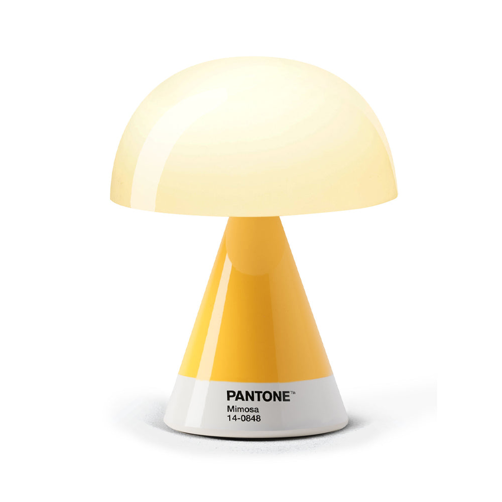 Lexon GIFT Set PANTONE - Includes Mino+ Mini Speaker, Flip Classic Clock, Mina M Lamp, Thykho 3  Speaker - Yellow 4